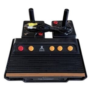 Atari Flashback Classic Game Console w/ 2 Wireless Joysticks RCA Plug & Play